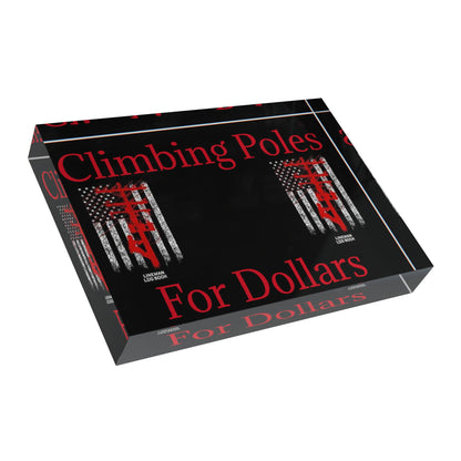 Climbing Poles Acrylic Photo Block