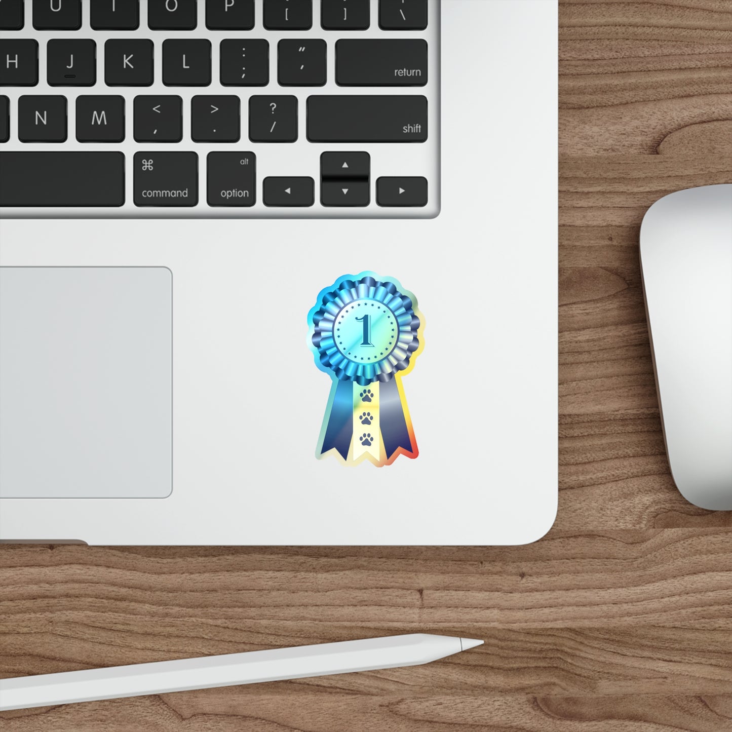 Show Ribbon Holographic Sticker