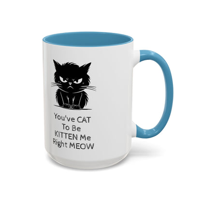 Kitten Me 2-Tone Coffee Mug