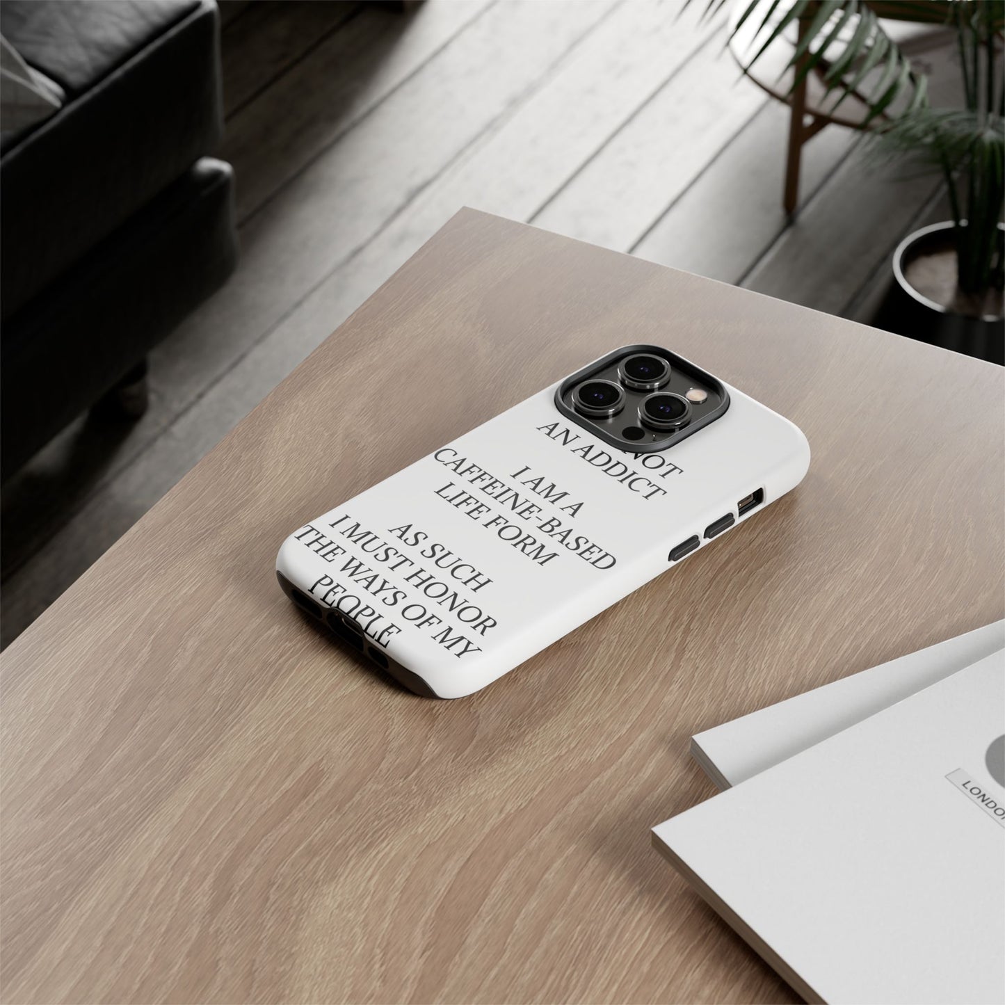 Not An Addict iPhone Case