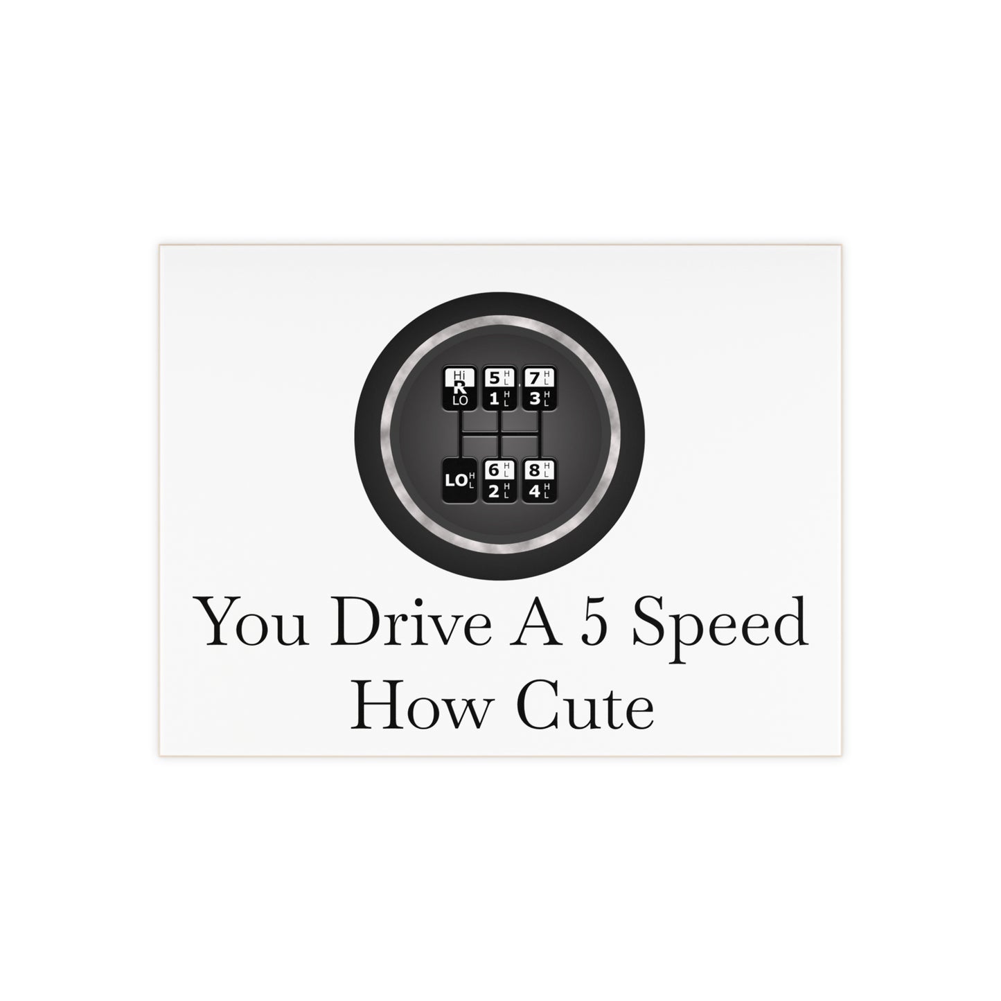 5 Speed How Cute Ceramic Photo Tile