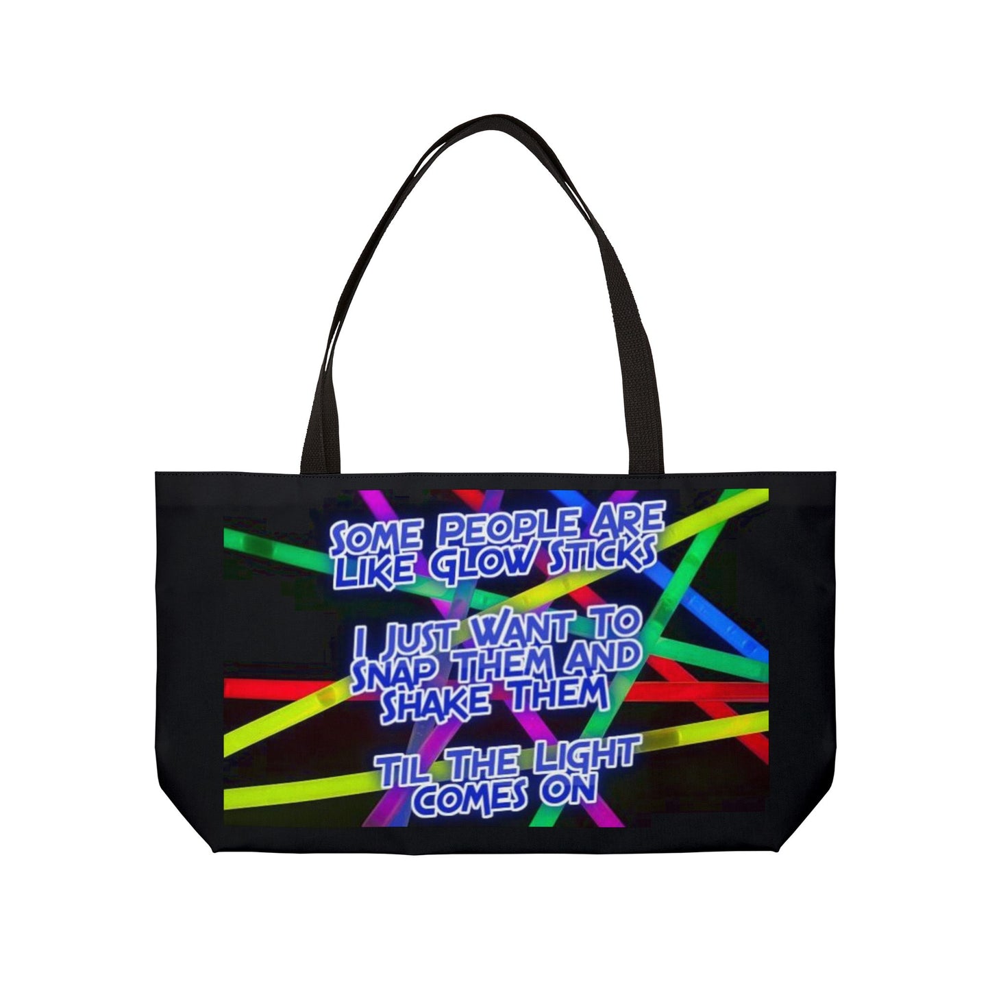 Glow Sticks Weekender Tote Bag