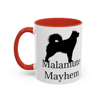 Malamute Mayhem 2-Tone Coffee Mug