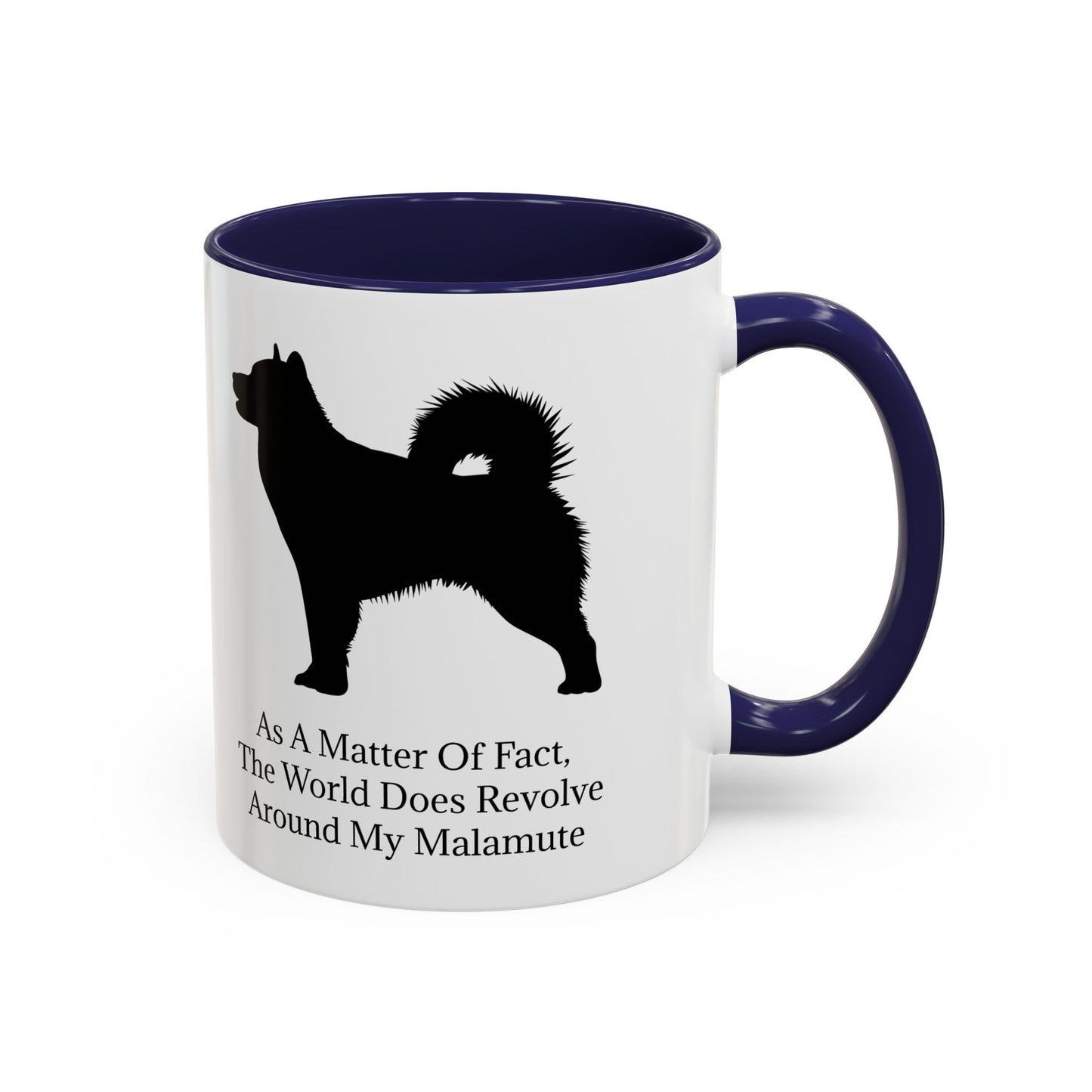 Matter Of Fact Malamute 2-Tone Coffee Mug