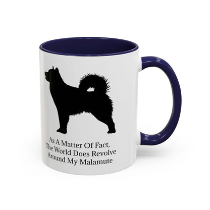 Matter Of Fact Malamute 2-Tone Coffee Mug