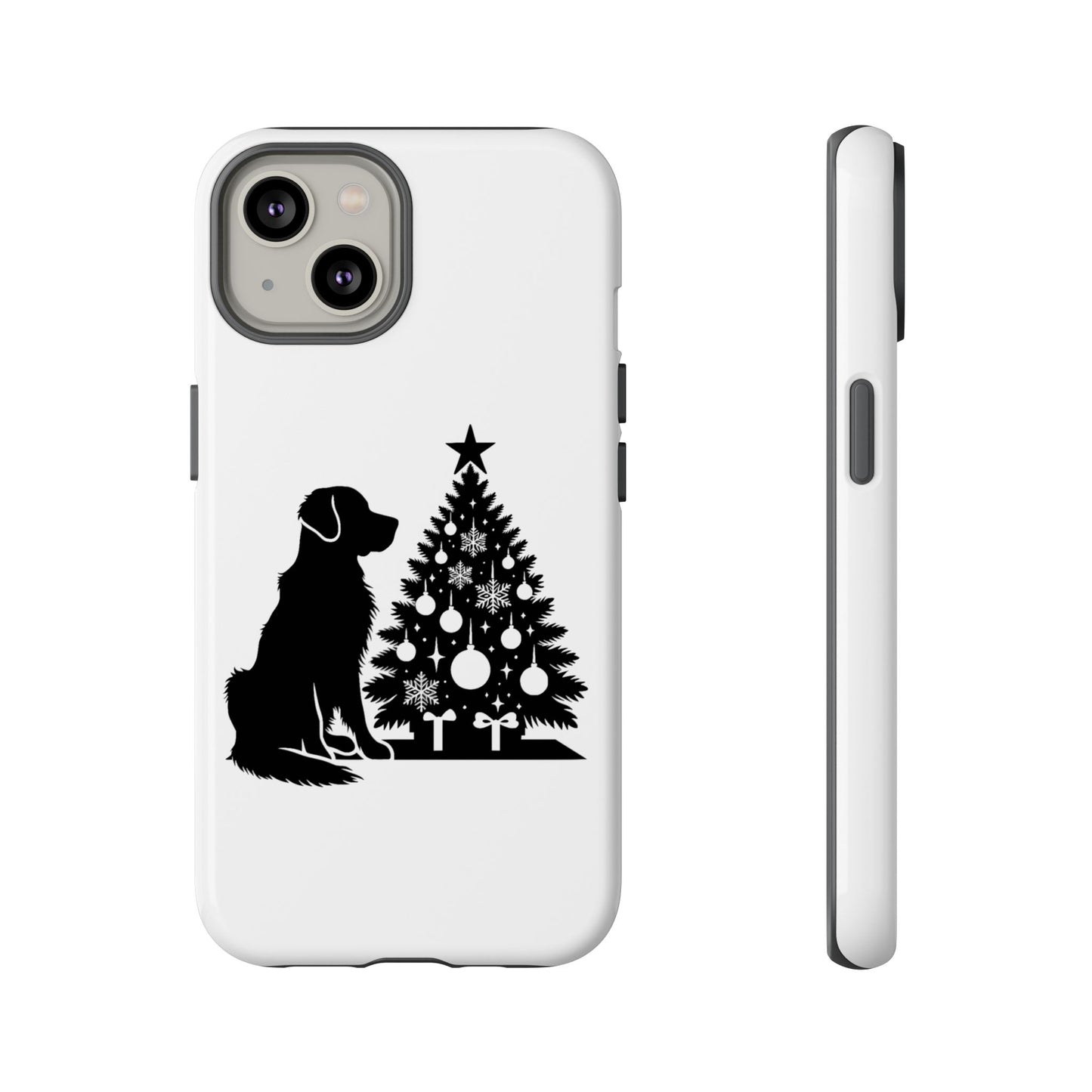 Golden Christmas Tree iPhone Case