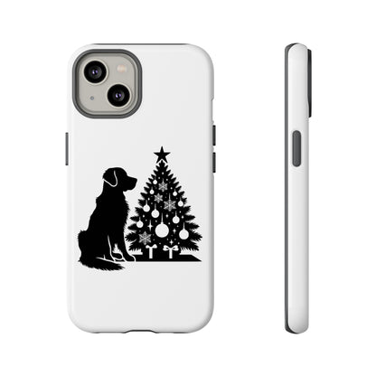 Golden Christmas Tree iPhone Case