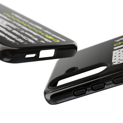Thin Yellow Line Samsung Case