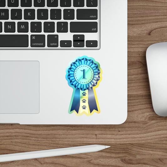 Show Ribbon Holographic Sticker