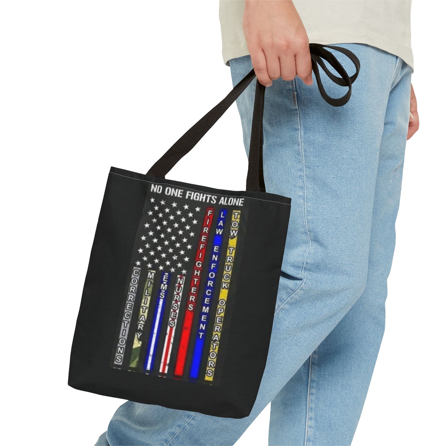 No One Fights Alone Tote Bag