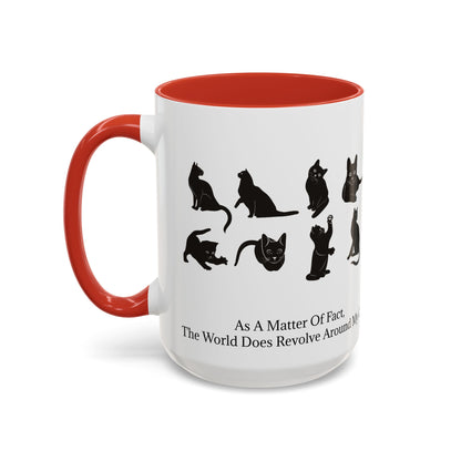 Matter Of Fact Cat 2-Tone Coffee Mug
