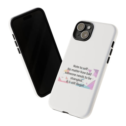 Note To Self iPhone Case