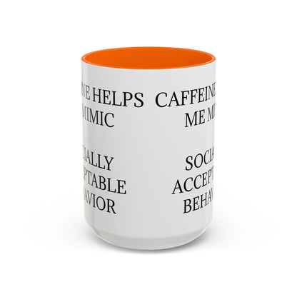 Socially Acceptable 2-Tone Coffee Mug