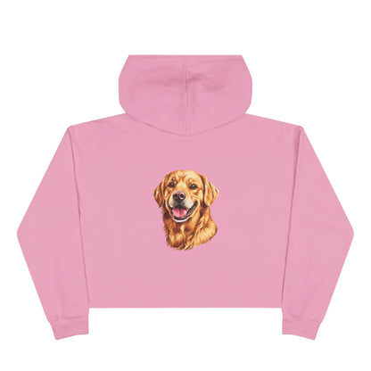 Golden Head Women's Crop Hoodie