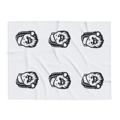 Santa Paws Samoyed Arctic Fleece Blanket