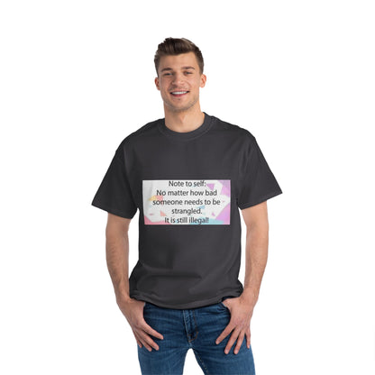 Note To Self Men's Short-Sleeve Crewneck Tee