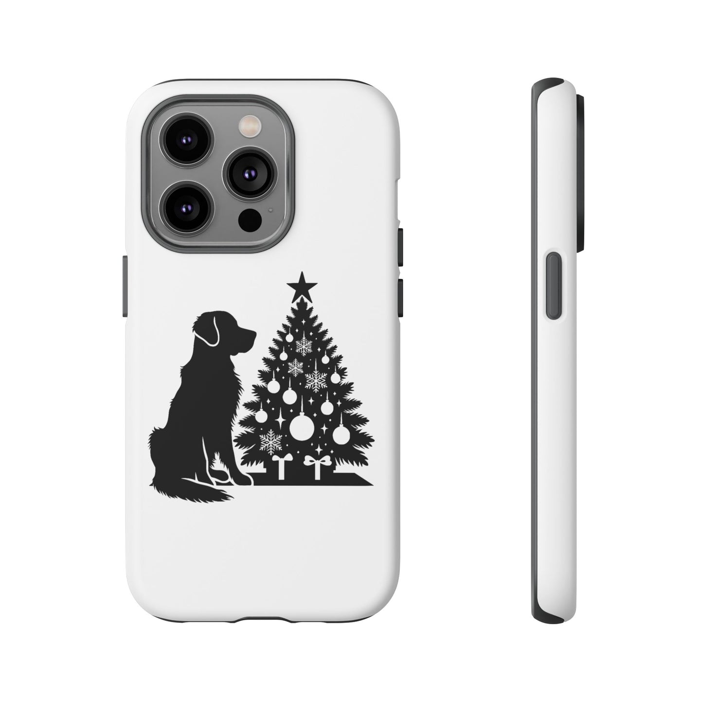 Golden Christmas Tree iPhone Case