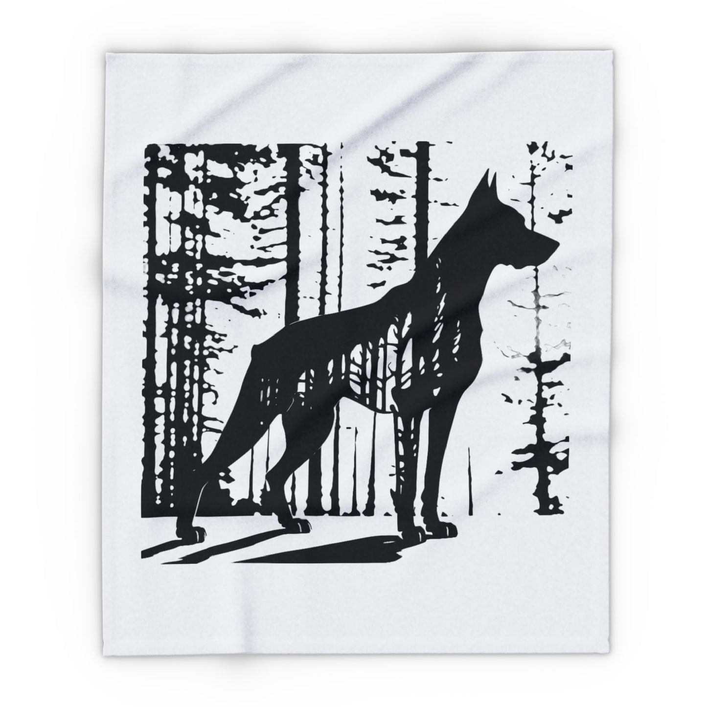 Guardian Of The Forest Arctic Fleece Blanket