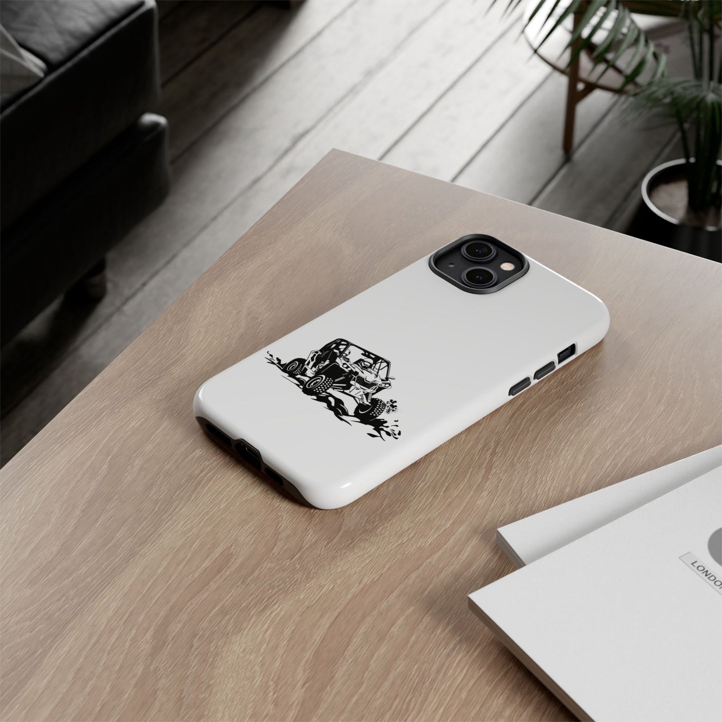 Slingin' Mud Side By Side iPhone Case