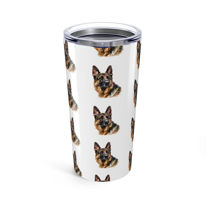 German Shepherd Head Tumbler