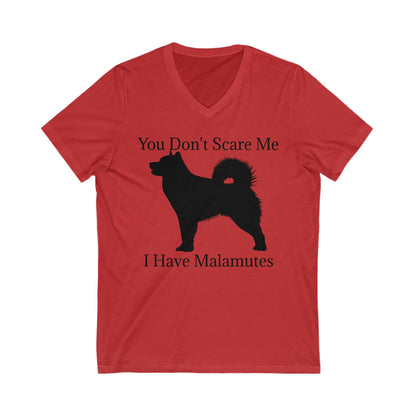You Don't Scare Me Unisex Short Sleeve V-Neck Tee