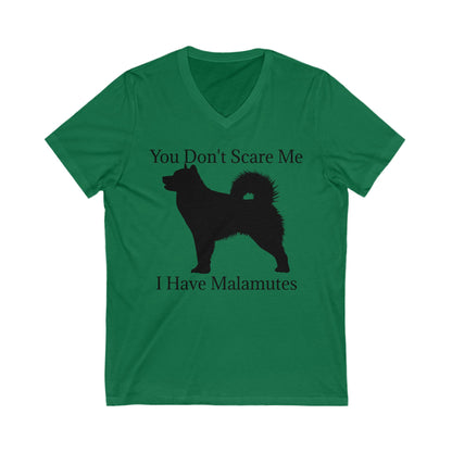 You Don't Scare Me Unisex Short Sleeve V-Neck Tee