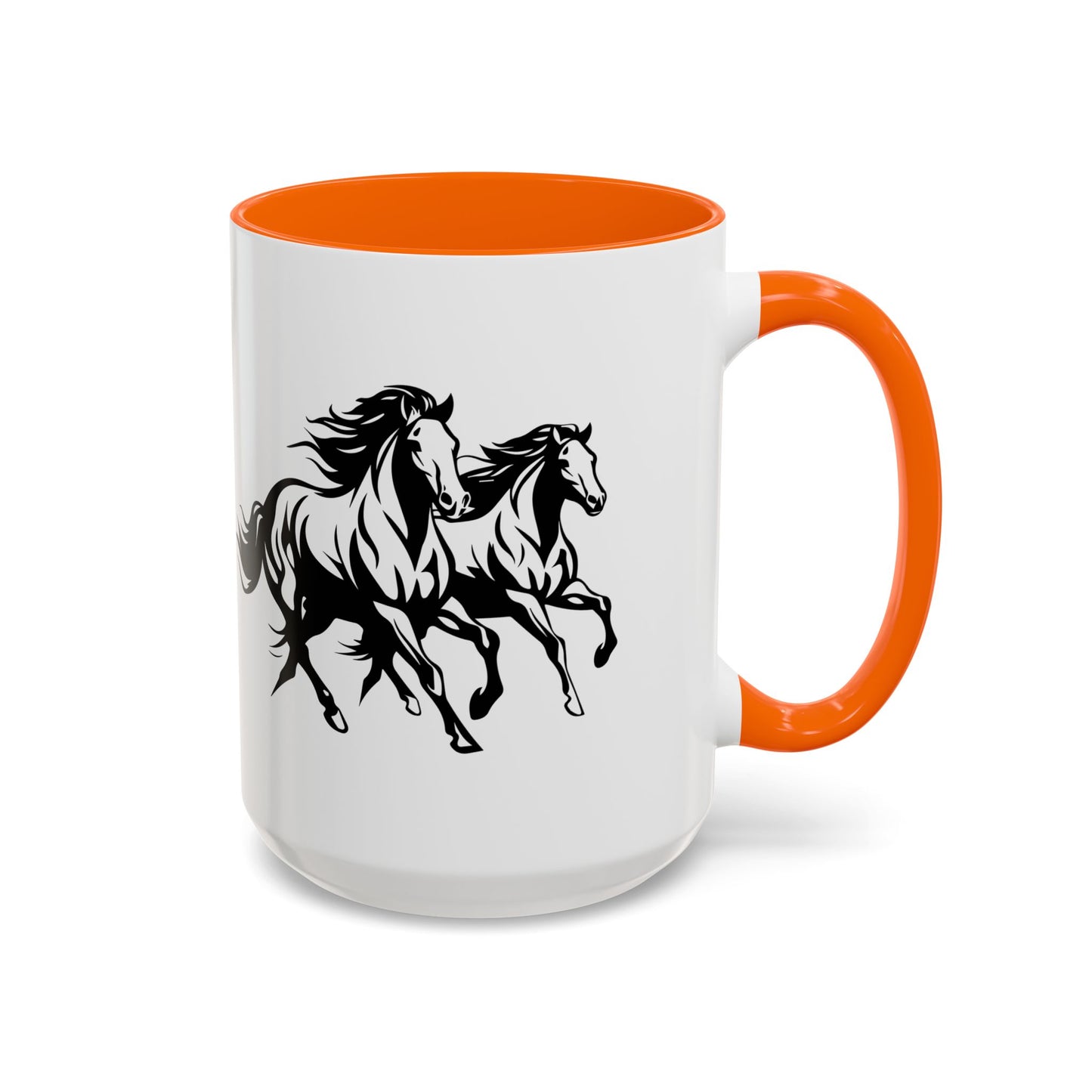 Horsin' Around 2-Tone Coffee Mug