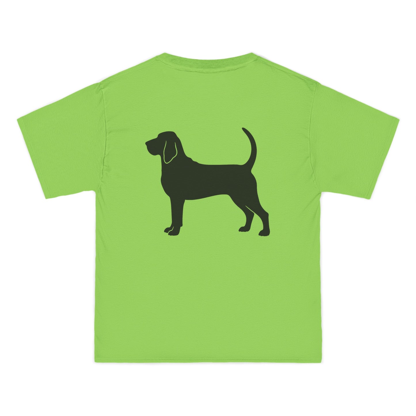 Bloodhound Silhouette Men's Short-Sleeve Crewneck Tee