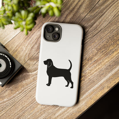 Bloodhound Silhouette iPhone Case