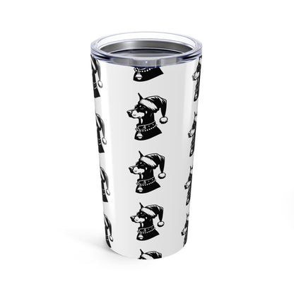 Santa Paws Doberman Tumbler