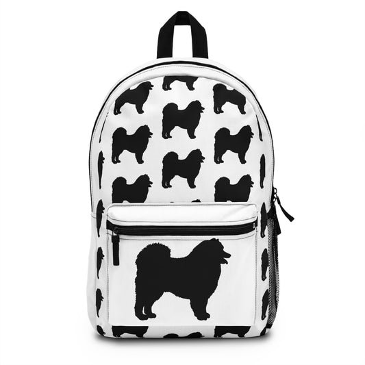 Samoyed Silhouette Backpack