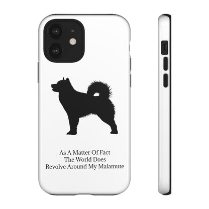 Matter Of Fact Malamute iPhone Case