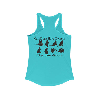 Cat Minions Women's Racerback Tank