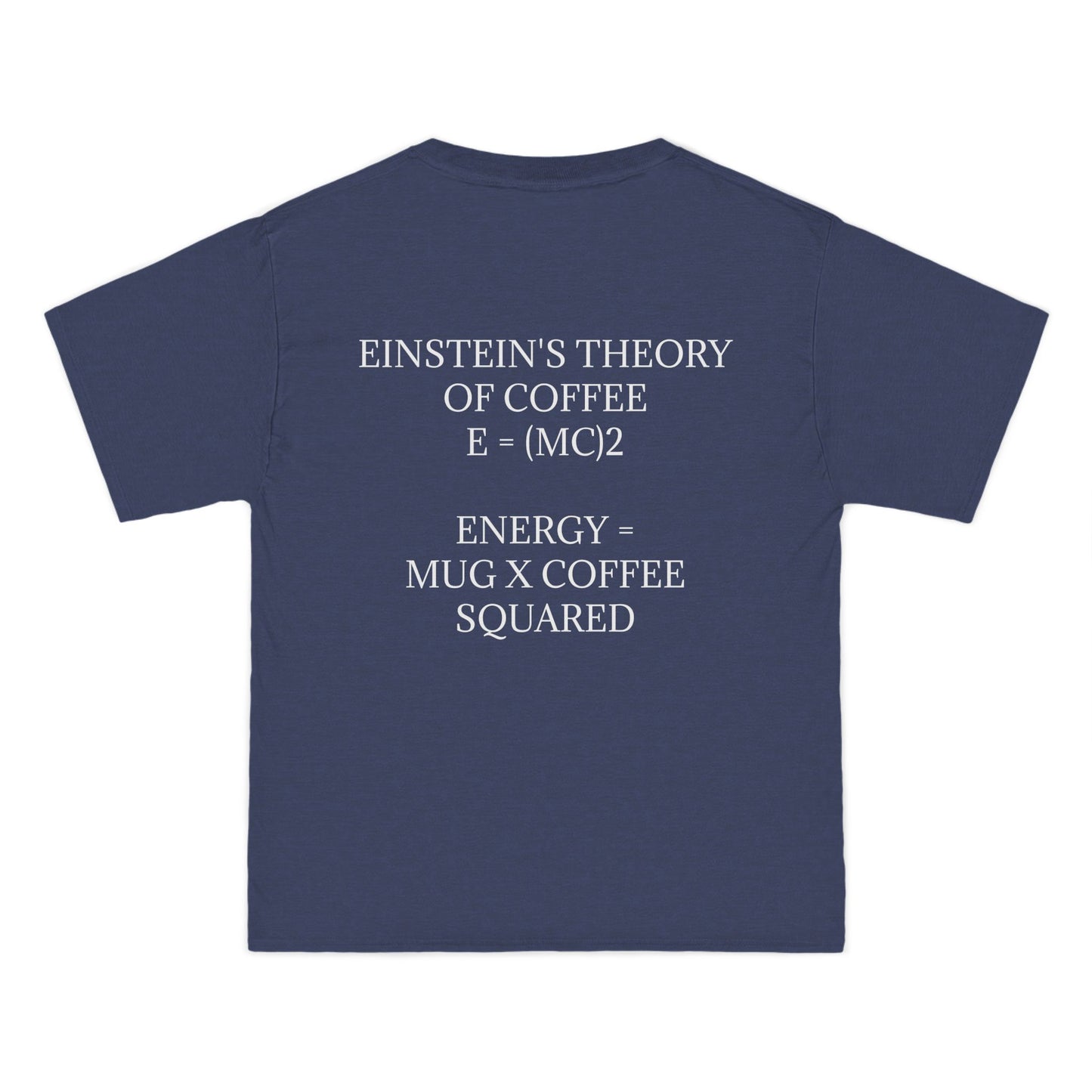 Einstein's Theory Of Coffee Men's Short-Sleeve Crewneck Tee