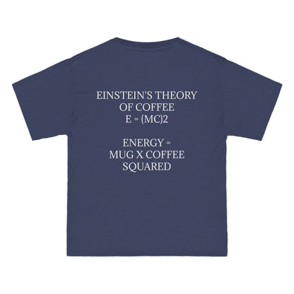 Einstein's Theory Of Coffee Men's Short-Sleeve Crewneck Tee