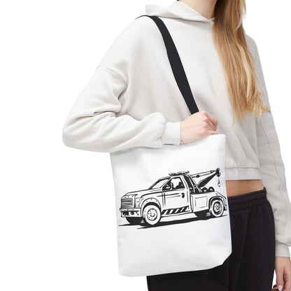 Wheel Lift Tow Truck Tote Bag