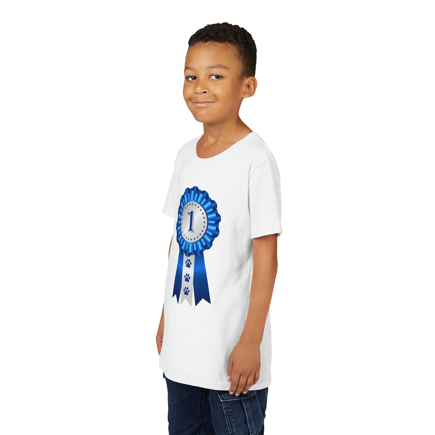 Show Ribbon Youth Unisex Short Sleeve Crewneck Tee