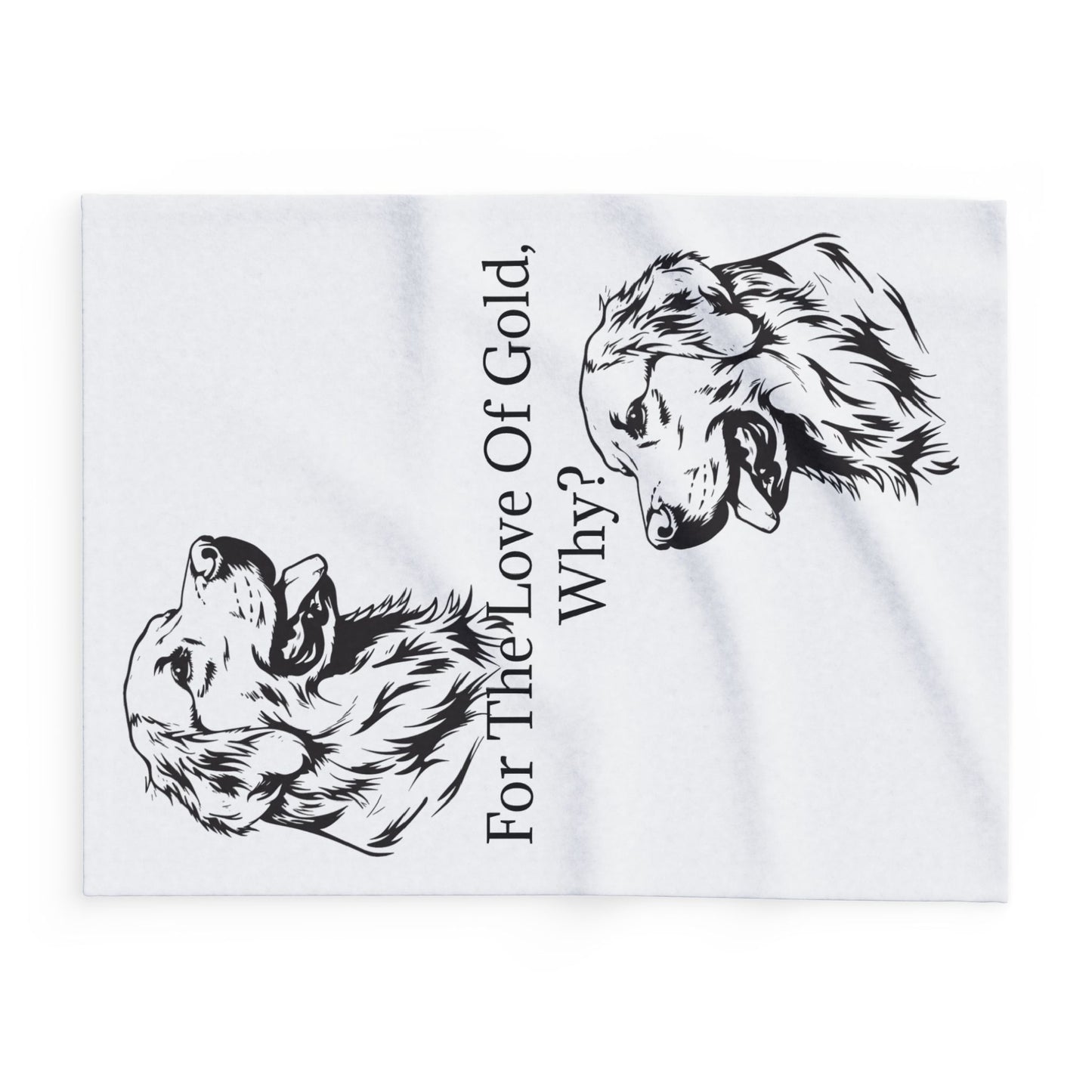 For The Love Of Gold Arctic Fleece Blanket