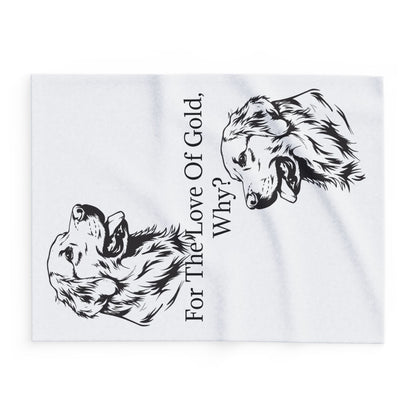 For The Love Of Gold Arctic Fleece Blanket