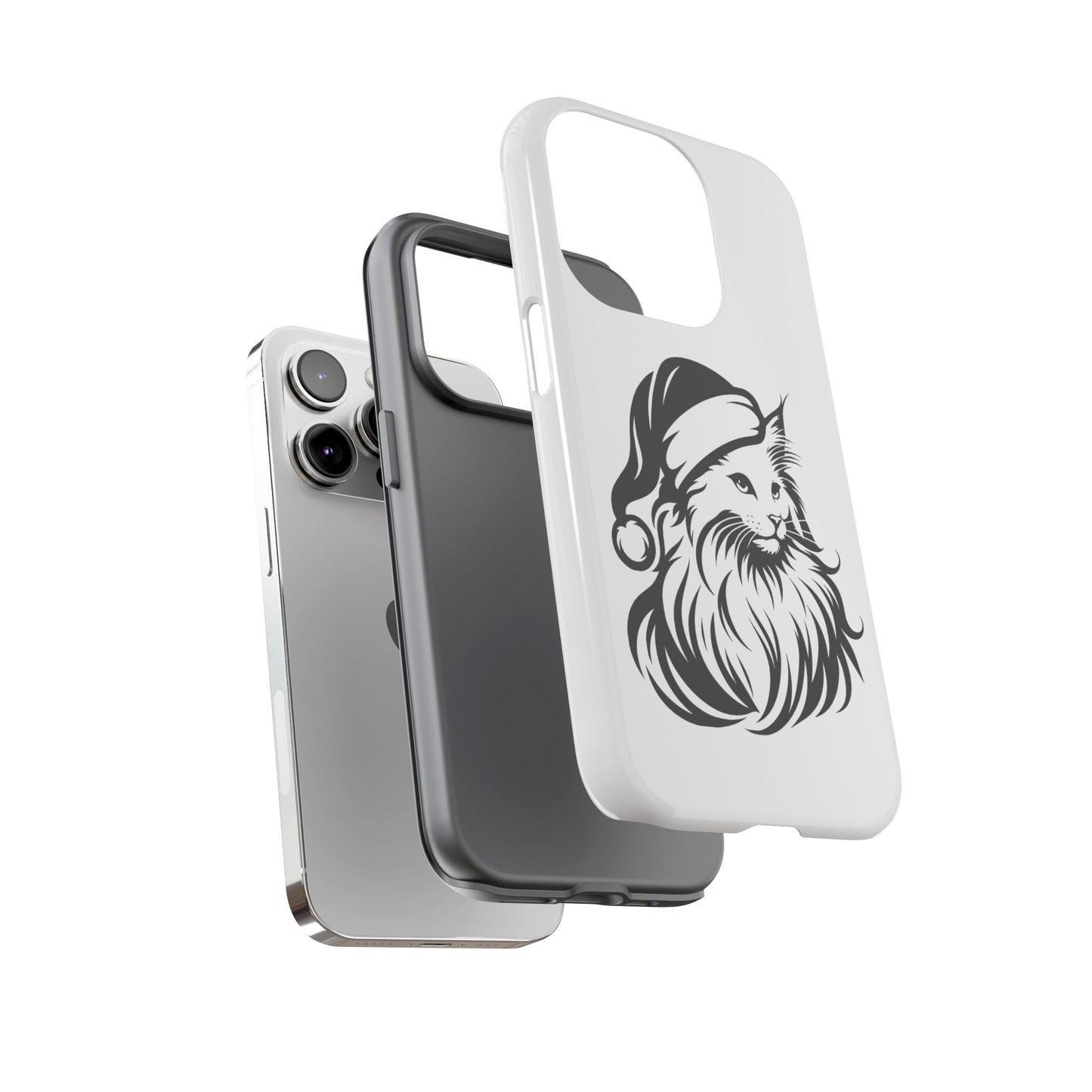 Santa Paws Cat iPhone Case