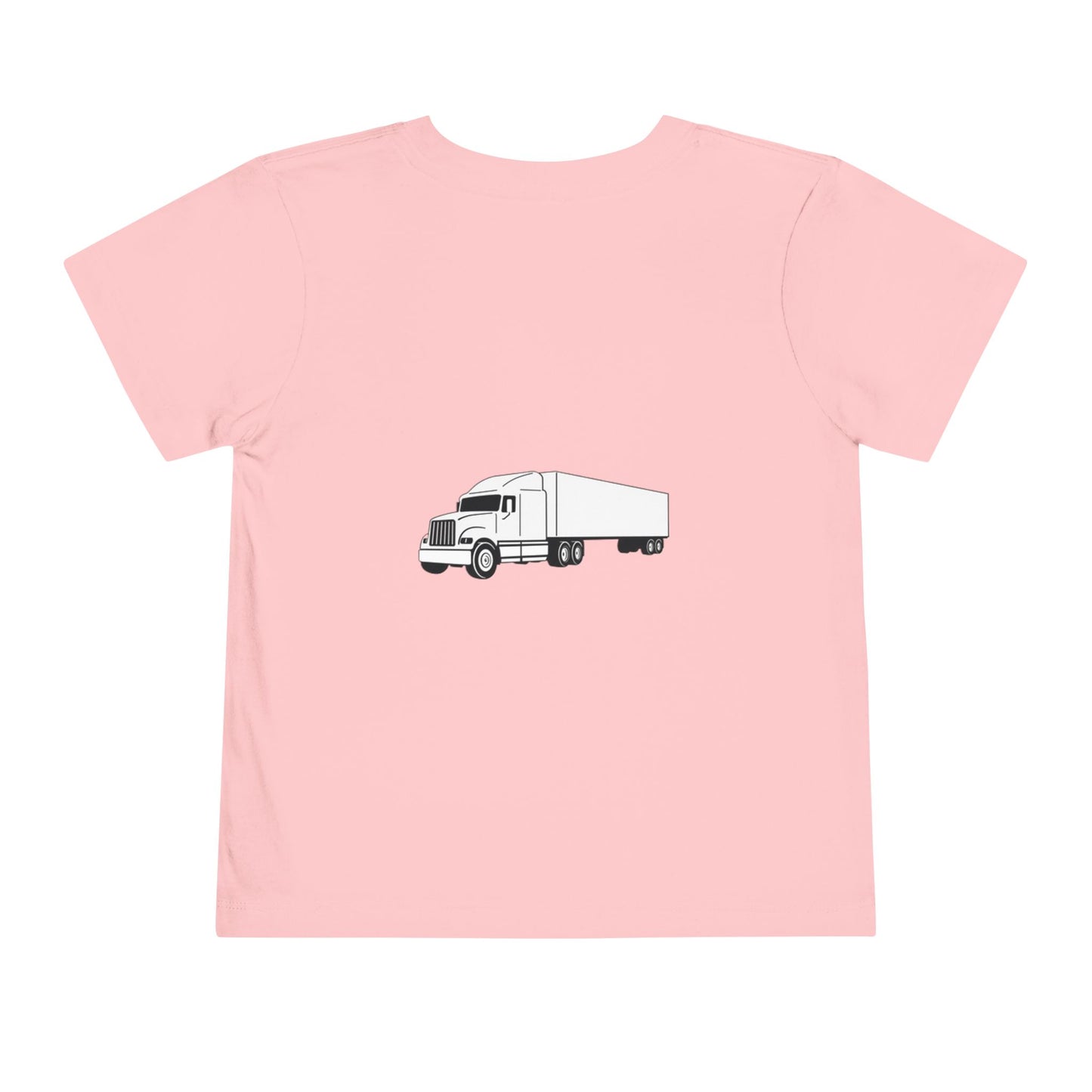 Semi Truck Toddler Unisex Short Sleeve Crewneck Tee
