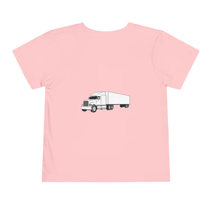 Semi Truck Toddler Unisex Short Sleeve Crewneck Tee