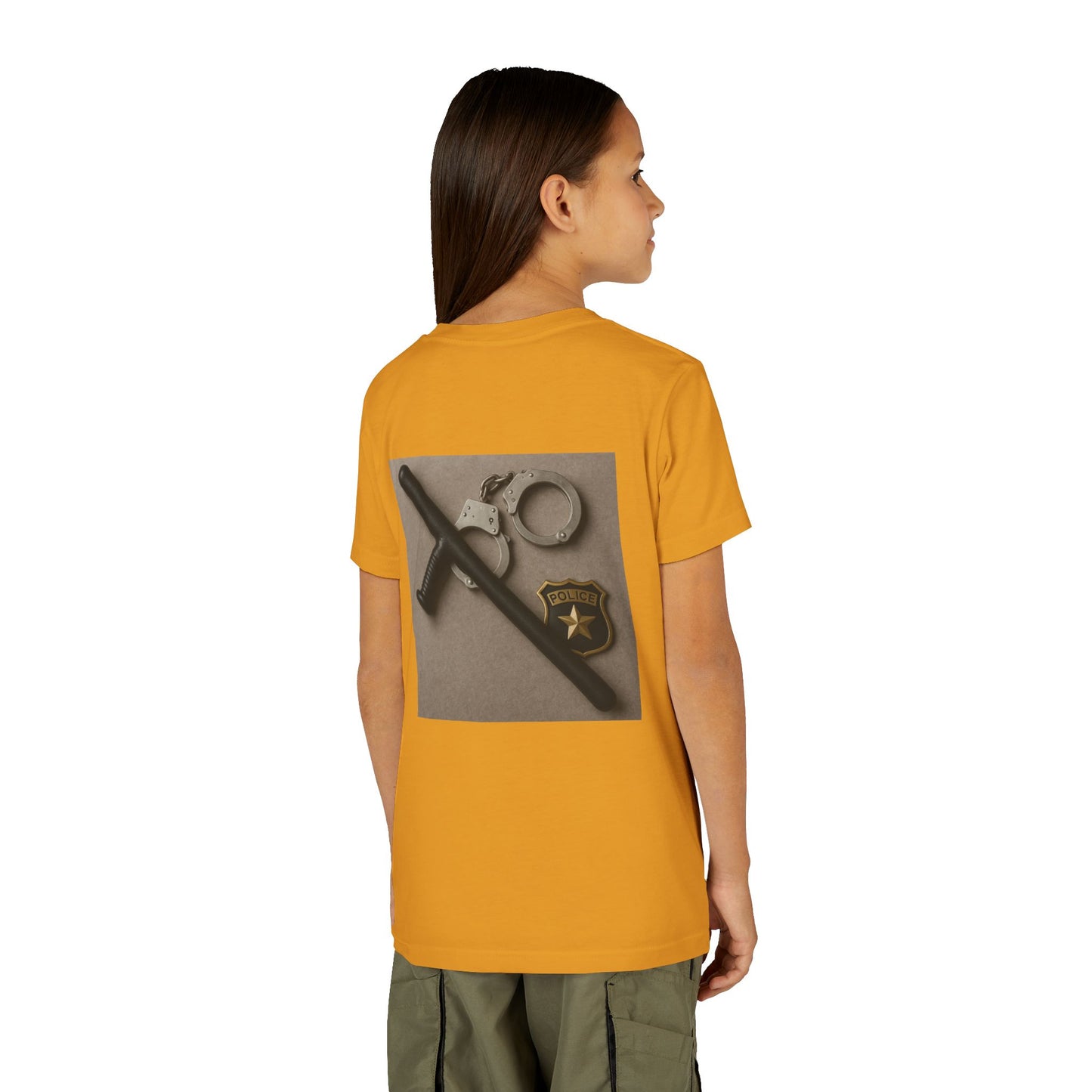 Law Enforcement Appreciation Youth Unisex Short Sleeve Crewneck Tee