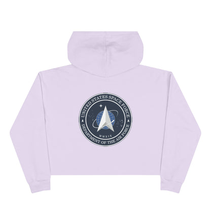 US Space Force Women's Crop Hoodie