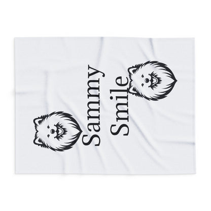 Sammy Smile Arctic Fleece Blanket