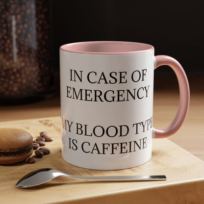 Blood Type 2-Tone Coffee Mug