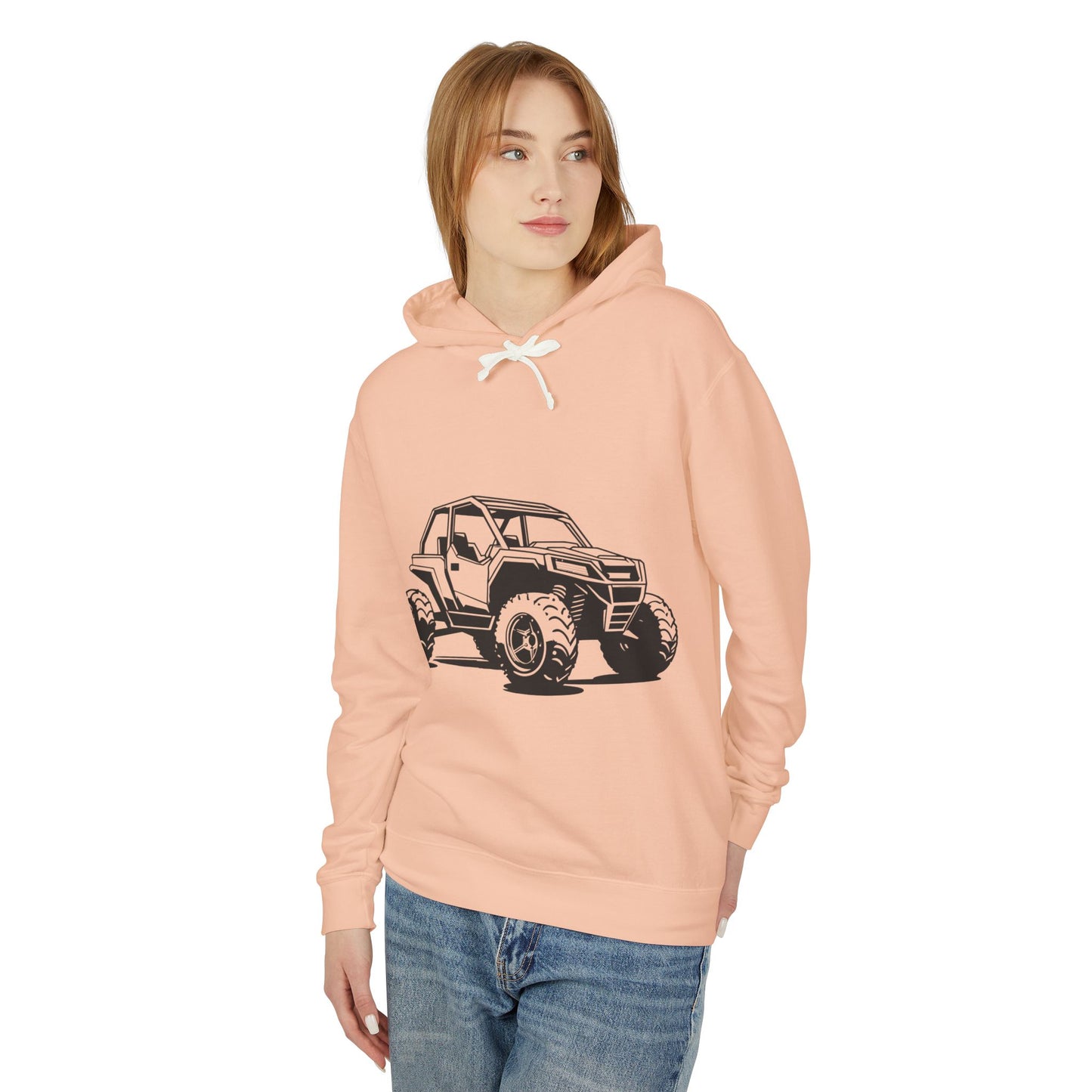 Off The Beaten Path Side By Side Unisex Lightweight Hoodie