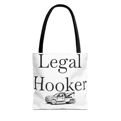 Legal H**ker Wheel Lift Tow Truck Tote Bag