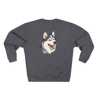 Malamute Head Unisex Crewneck Sweatshirt