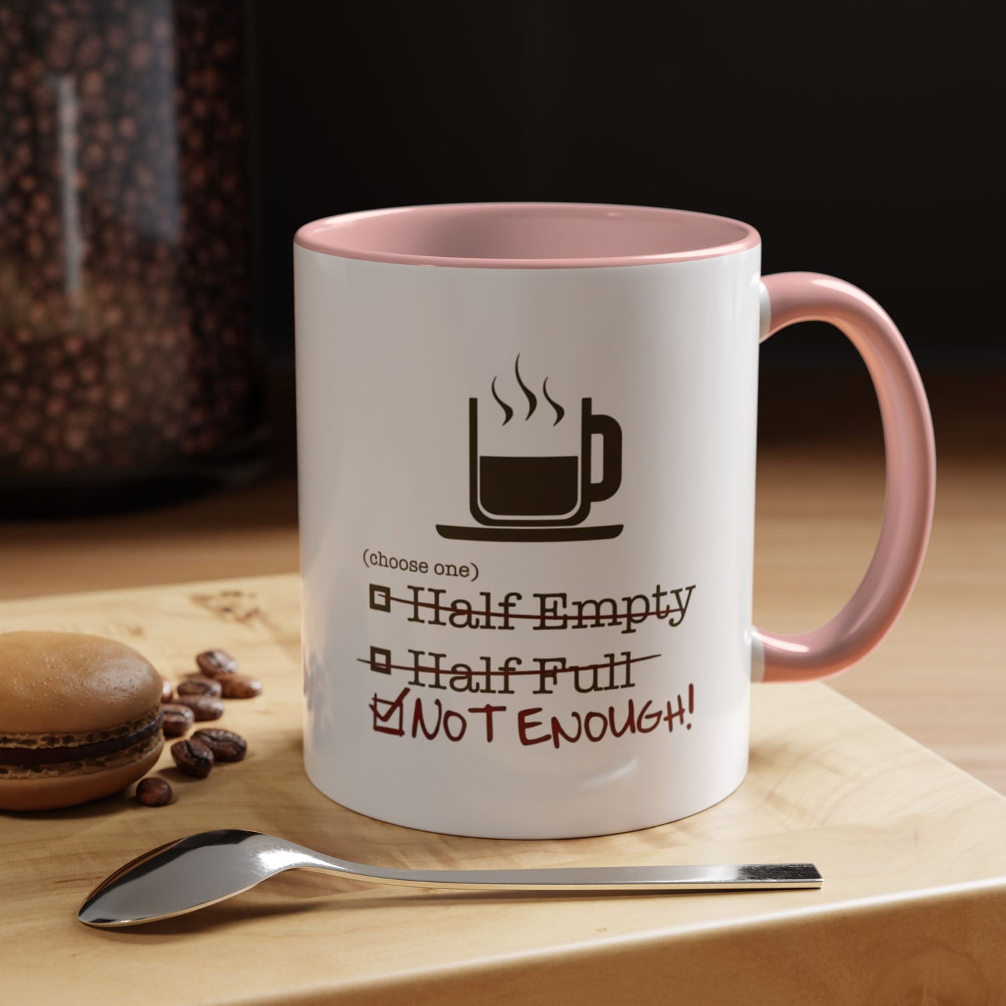 Not Enough 2-Tone Coffee Mug